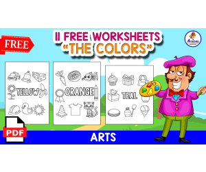11 FREE WORKSHEETS | THE COLORS