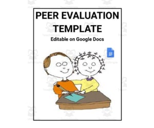 12 Different Peer Evaluation Template (Editable Google Docs)