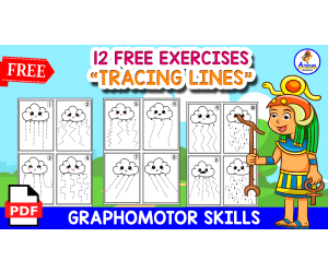 12 FREE EXERCISES | TRACING LINES