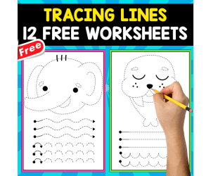 12 FREE IMAGES FOR TRACING | FREE MINIBOOK