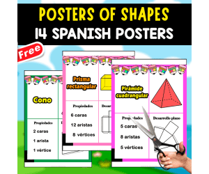 14 FREE POSTERS OF SHAPES | SPANISH RESOURCE