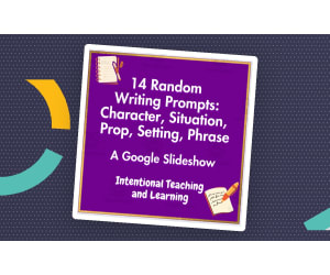 14 Random Writing Prompts: Character, Situation, Prop, Setting, Phrase