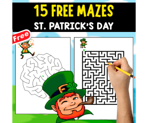 15 FREE MAZES OF ST. PATRICK'S DAY | WORKSHEETS