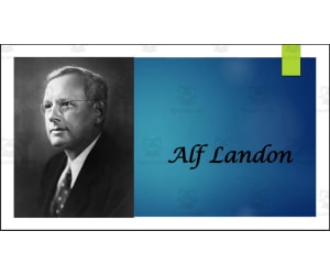 1936 Republican Presidential Ticket (Biography PPT Bundle)