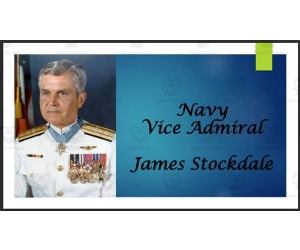 1992 Independent VP Nominee - Vice Admiral James Stockdale (Bio. PPT Bundle)