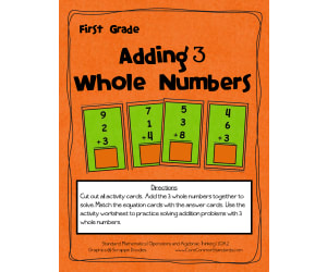 1.OA.2 Common Core Activity