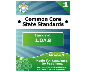 1.OA.8 First Grade Common Core Lesson