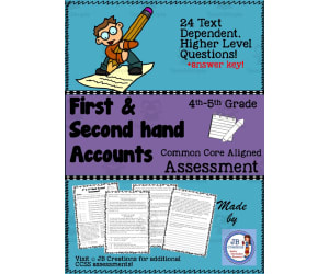 1st and 2nd Hand Accounts of Information Assessment