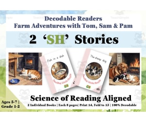 2 SH Decodable readers | Science of Reading | Fully Systematic