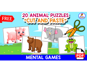 20 ANIMAL PUZZLES | Brain Games