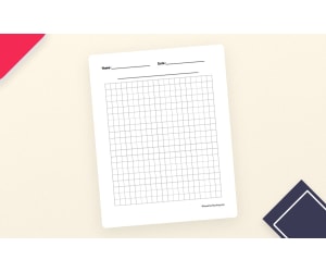 20 by 20 Blank Graph Paper