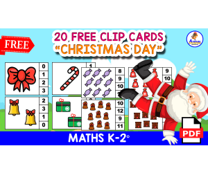 20 COUNT AND CLIP CARDS | Christmas Day
