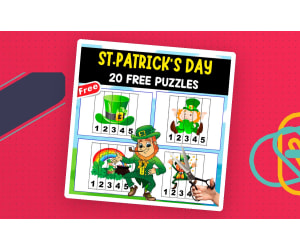 20 PUZZLES OF SAINT PATRICK'S DAY | NUMBERS 1-5