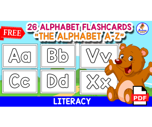 26 ALPHABET CARDS | FOR PAINTING THEMED