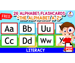 26 ALPHABET LETTERS FOR KIDS | Free Resource