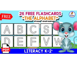 26 ALPHABET TRACING LETTERS | CAPITAL AND LOWER CASE LETTERS