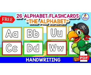 26 FREE ALPHABET CARDS | COLORING THEMED