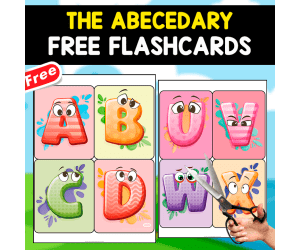 26 FREE ALPHABET FLASHCARDS | FOR CUTTING AND DECOR