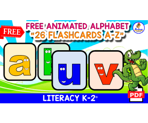 26 FREE ALPHABET FLASHCARDS | LOWERCASE LETTERS