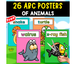 26 FUNNY ILLUSTRATIONS OF THE ALPHABET  | CLASSROOM DECOR