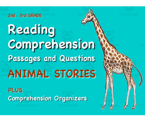2nd and 3rd Grade Animal Stories Reading Comprehension Worksheets