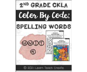 2nd Grade CKLA Color by Code Unit 4 Pack