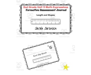 2nd Grade Math Exit Slip Journal | Unit 3 Math Expressions