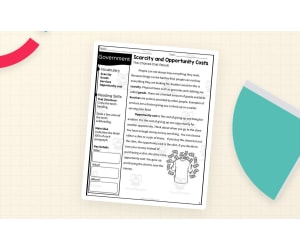 Scarcity & Opportunity Costs – 2nd Grade Reading Packet