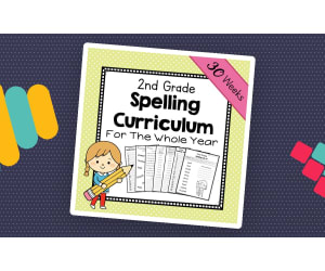 2nd Grade Spelling Unit |Spelling Curriculum | Spelling Lists