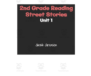 2nd Grade Unit 1 Reading Street Stories Set
