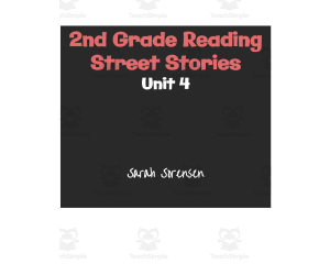 2nd Grade Unit 4 Reading Street Stories Set