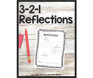 3-2-1 Reflection Sheet