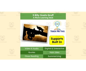 3 Billy Goats Gruff | Book Companion Activities | Digital Book Study