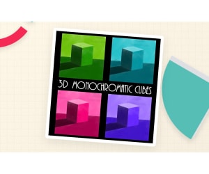 3D Monochromatic Cubes