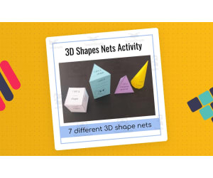3D Shapes Nets – Art Projects and Crafts