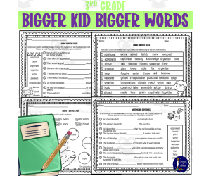 3rd Grade Bigger Kid Bigger Words