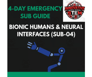 4-Day Emergency Sub Plan: Bionic Humans & Interfaces (SUB-04)