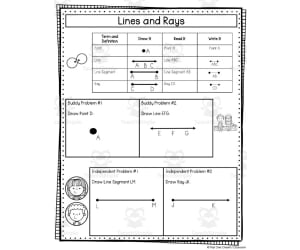 4th Grade Geometry Math Notes