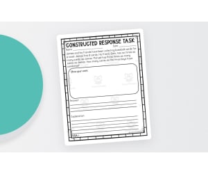 4th Grade Math Constructed Response Test Prep Packet