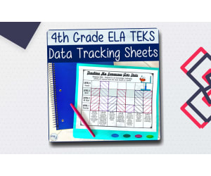 4th Grade TEKS ELA Student Data Tracking Sheets