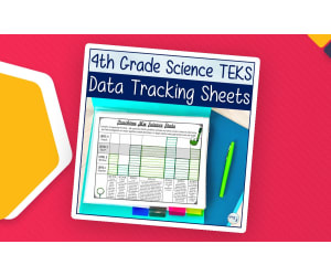 4th Grade TEKS Science Student Data Tracking Sheets