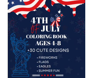 4th of July Coloring Pages / Independence Day Coloring Book