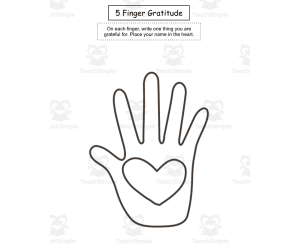 5 Finger Gratitude