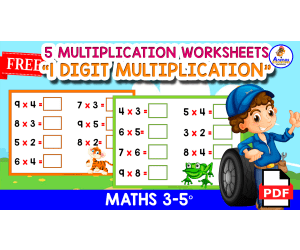 5 FREE MULTIPLICATION WORKSHEETS | Free Resource