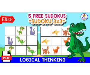 5 FREE SUDOKU GAME | Dino Themed