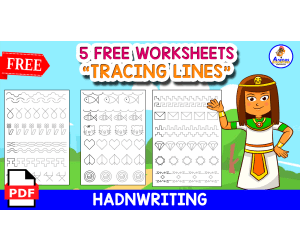 5 FREE WORKSHEETS OF TRACING LINES