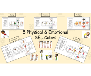5 Physical & Emotional SEL Cubes