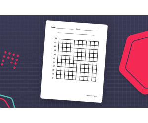 50 by 50 Blank Graph Paper