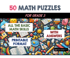 50 Math Puzzles for Grade 3