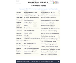 50 Phrasal Verbs Lesson